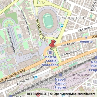 Mappa Piazzale tecchio vincenzo 46, 80125 Napoli, Napoli (Campania)