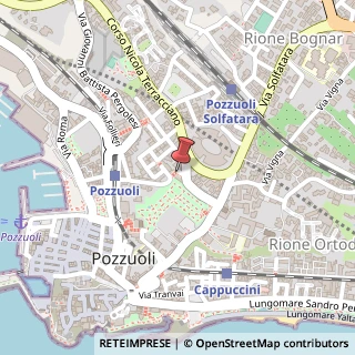 Mappa Via Pietro Ragnisco, 5, 80078 Pozzuoli, Napoli (Campania)