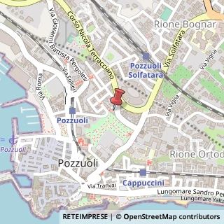 Mappa Via Pietro Ragnisco, 5, 80078 Pozzuoli, Napoli (Campania)