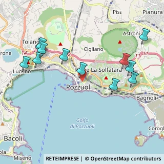 Mappa Via Ragnisco, 80078 Pozzuoli NA, Italia (2.49583)