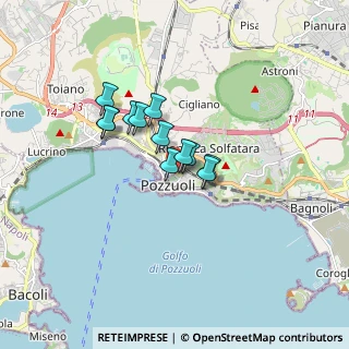 Mappa Via Ragnisco, 80078 Pozzuoli NA, Italia (1.18583)