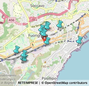 Mappa Stazione Napoli Piazza Leopardi, 80124 Napoli NA, Italia (0.86167)