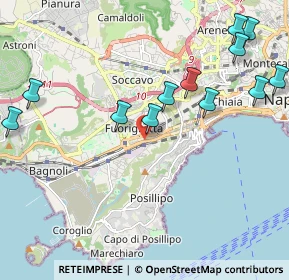 Mappa Stazione Napoli Piazza Leopardi, 80124 Napoli NA, Italia (2.58917)