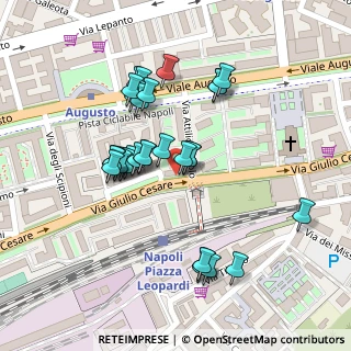 Mappa Stazione Napoli Piazza Leopardi, 80124 Napoli NA, Italia (0.10667)