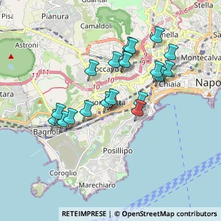 Mappa Piazza Pilastri, 80125 Napoli NA, Italia (1.8515)