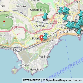 Mappa Via Calise, 80125 Napoli NA, Italia (3.58889)