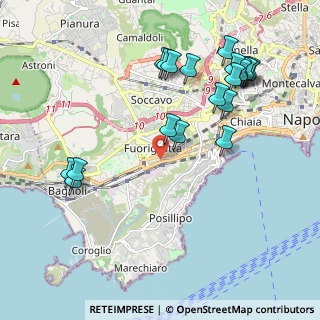 Mappa Via Calise, 80125 Napoli NA, Italia (2.4355)