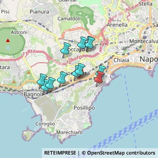Mappa Via Calise, 80125 Napoli NA, Italia (1.41333)