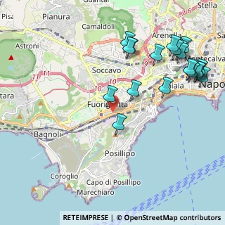 Mappa Via Calise, 80125 Napoli NA, Italia (2.7525)