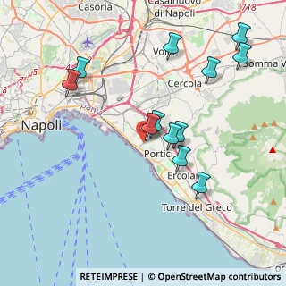 Mappa Largo Lagno, 80055 Portici NA, Italia (4.2625)