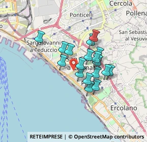 Mappa Largo Lagno, 80055 Portici NA, Italia (1.31)