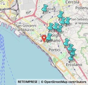Mappa Largo Lagno, 80055 Portici NA, Italia (2.07917)