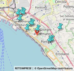 Mappa Largo Lagno, 80055 Portici NA, Italia (1.93455)