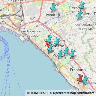 Mappa Largo Lagno, 80055 Portici NA, Italia (2.4475)