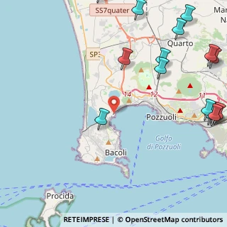 Mappa Via Cicerone, 80070 Bacoli NA, Italia (7.03067)
