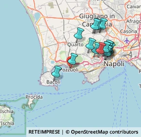 Mappa Via C. Rosini, 80078 Pozzuoli NA, Italia (7.54875)