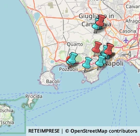 Mappa Via C. Rosini, 80078 Pozzuoli NA, Italia (7.39375)