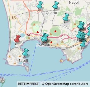 Mappa Via C. Rosini, 80078 Pozzuoli NA, Italia (5.771)