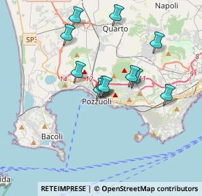 Mappa Via C. Rosini, 80078 Pozzuoli NA, Italia (3.30909)