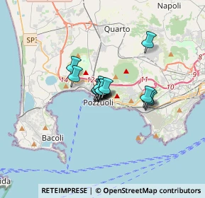 Mappa Via C. Rosini, 80078 Pozzuoli NA, Italia (1.80571)