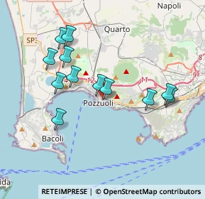 Mappa Via C. Rosini, 80078 Pozzuoli NA, Italia (3.81667)