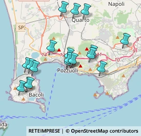 Mappa Via C. Rosini, 80078 Pozzuoli NA, Italia (3.98944)