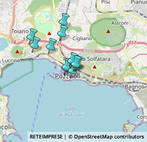 Mappa Via C. Rosini, 80078 Pozzuoli NA, Italia (1.22091)