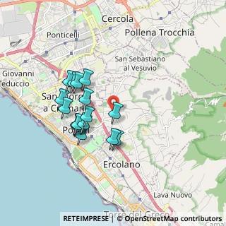 Mappa Strada Provinciale, 80055 Portici NA, Italia (1.68188)