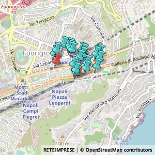 Mappa Via dei Missionari, 80124 Napoli NA, Italia (0.284)