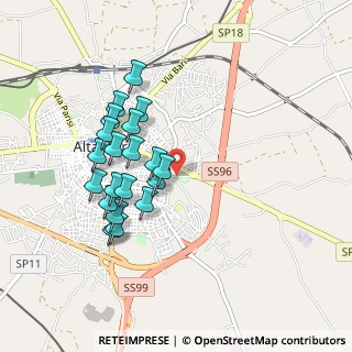 Mappa Via Custoza, 70022 Altamura BA, Italia (0.911)