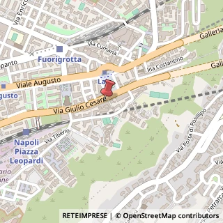 Mappa Via Giulio Cesare, 14, 80125 Napoli, Napoli (Campania)