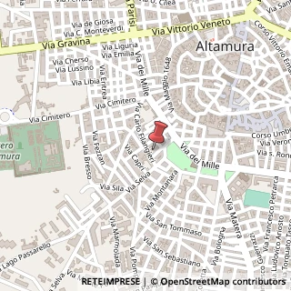 Mappa Via San Martino, 34, 70022 Altamura, Bari (Puglia)
