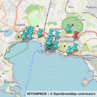 Mappa Via San Rocco, 80078 Pozzuoli NA, Italia (1.3865)