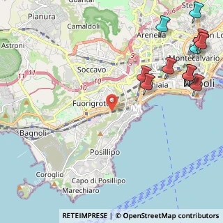 Mappa Via Brigata Bologna, 80125 Napoli NA, Italia (3.34273)