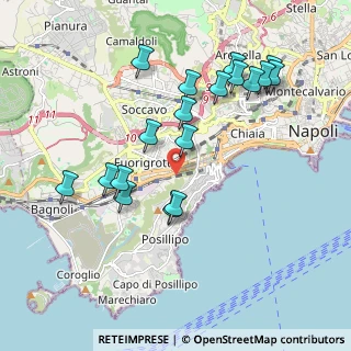 Mappa Via Brigata Bologna, 80125 Napoli NA, Italia (2.12167)