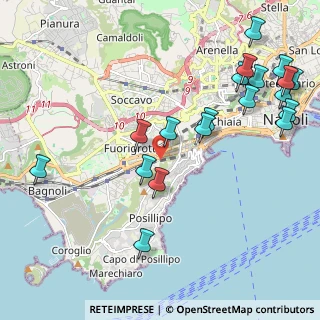 Mappa Via Brigata Bologna, 80125 Napoli NA, Italia (2.71895)