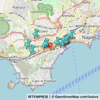 Mappa Via Brigata Bologna, 80125 Napoli NA, Italia (1.35091)