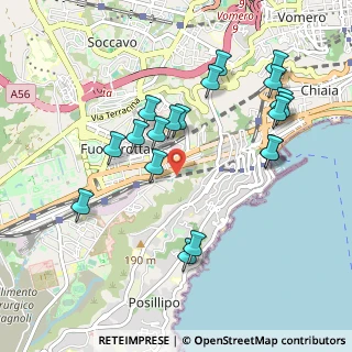 Mappa Via Brigata Bologna, 80125 Napoli NA, Italia (1.07053)