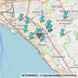 Mappa Via Farina, 80055 Portici NA, Italia (1.70143)