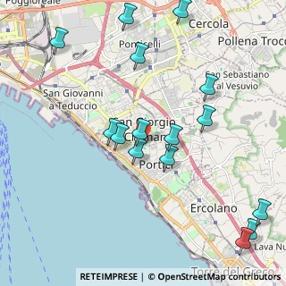 Mappa Via Farina, 80055 Portici NA, Italia (2.508)