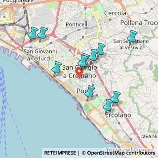 Mappa Via Farina, 80055 Portici NA, Italia (1.99545)