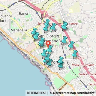 Mappa Via Farina, 80055 Portici NA, Italia (0.8245)
