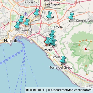 Mappa Via Farina, 80055 Portici NA, Italia (3.94231)