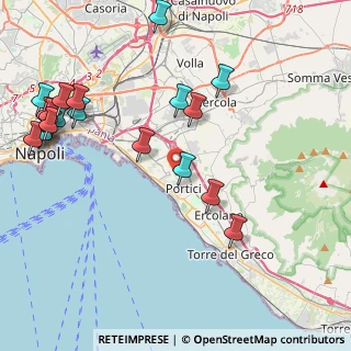 Mappa Via Farina, 80055 Portici NA, Italia (5.6545)