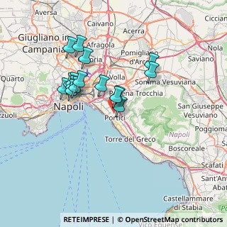 Mappa Via Gennaro Aspreno Galante, 80055 Portici NA, Italia (6.71125)