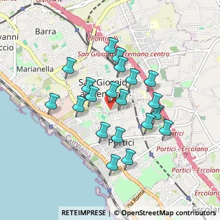 Mappa Via Gennaro Aspreno Galante, 80055 Portici NA, Italia (0.8415)