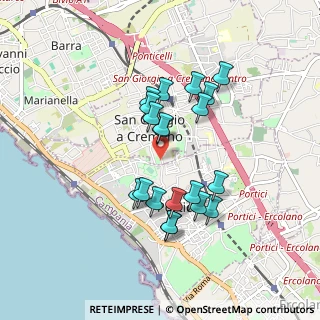 Mappa Via Gennaro Aspreno Galante, 80055 Portici NA, Italia (0.8215)