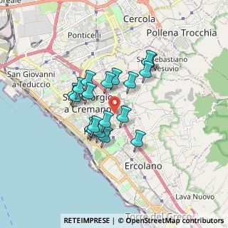 Mappa Via De Nittis, 80055 Portici NA, Italia (1.42368)