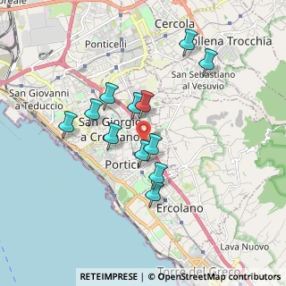 Mappa Via De Nittis, 80055 Portici NA, Italia (1.6575)