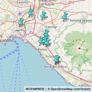 Mappa Via De Nittis, 80055 Portici NA, Italia (3.35909)